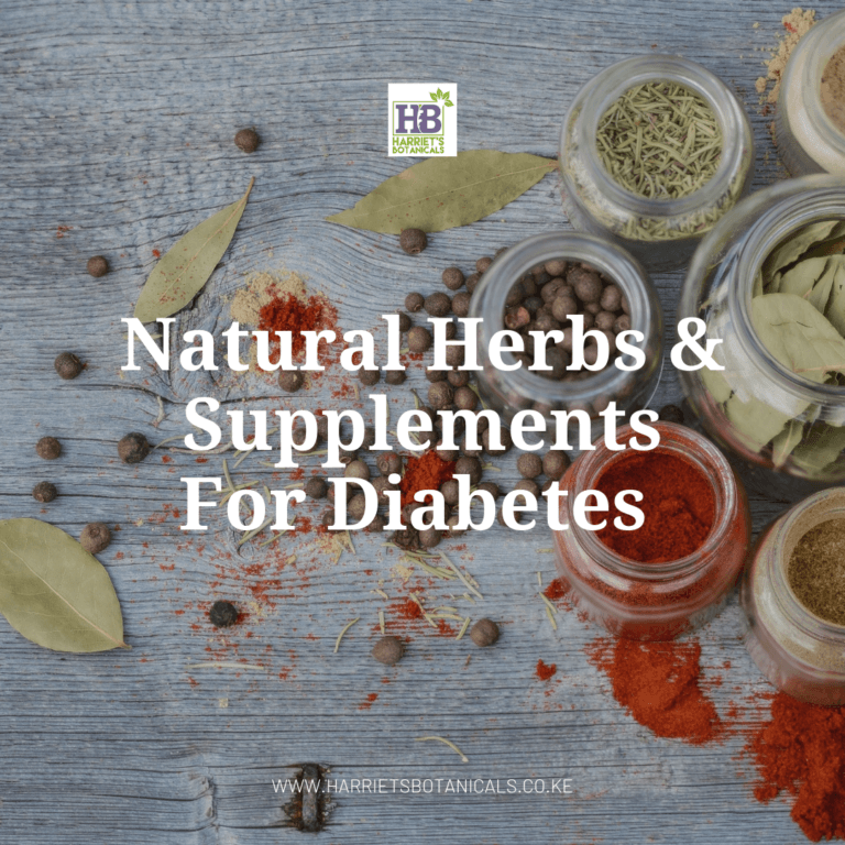 Natural Herbs and Supplements for Diabetes